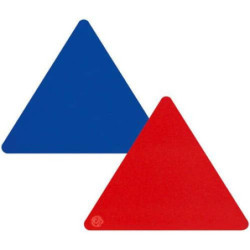 Triangle rouge marquage au...