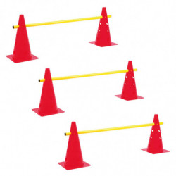 LOT 3 MINI-HAIES CONES 35cm...